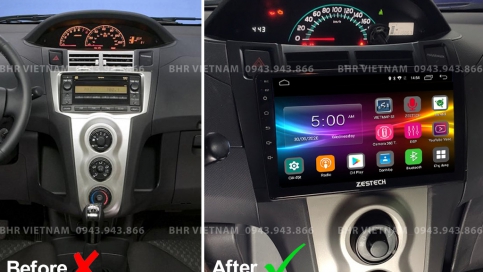 Màn hình DVD Android xe Toyota Yaris 2006 - 2013 | Zestech Z500